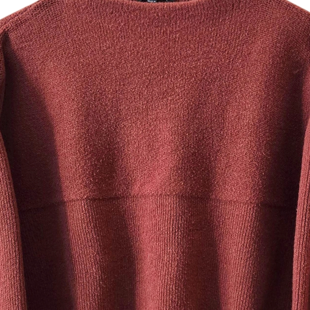 Lulu's Rust Red Crewneck Sweater - Picture 8 of 9